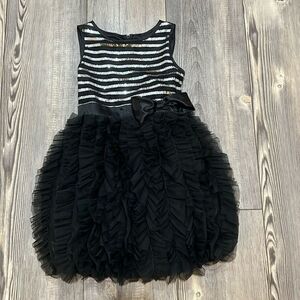 Bizcotti Black And Silver Dress